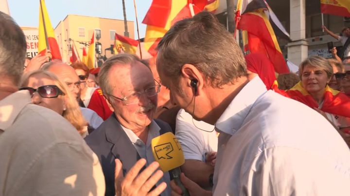 Juan Jesús Vivas en la manifestación de Ceuta: "Somos España y vamos a luchar por serlo"