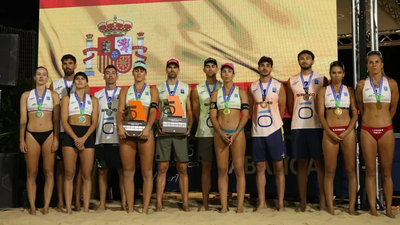 María Belén Carro y Paula Soria, campeonas de España de vóley playa