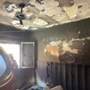 Un  incendio sin heridos calcina un chalet de la calle Camilo José Cela  de Navalcarnero