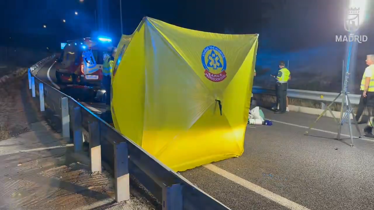 Muere un motorista tras sufrir un accidente en el kilómetro 23 de  la M-45