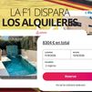 La Fórmula 1 dispara los alquileres: hasta 17.000 euros por una vivienda de lujo