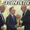 Luis de La fuente y la Copa del Mundo visitan Ceuta