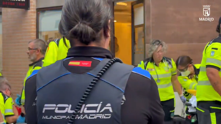 Colisión en Madrid