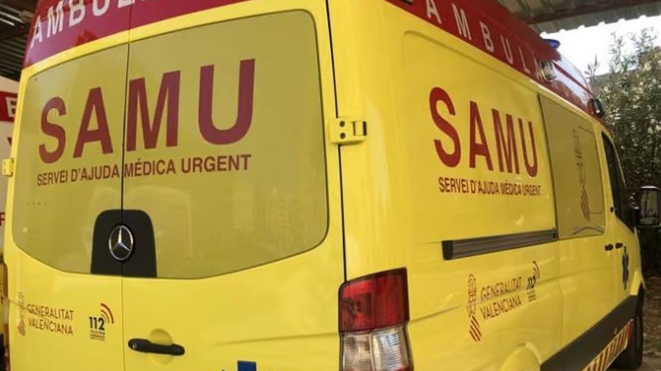 Una ambulancia en Valencia