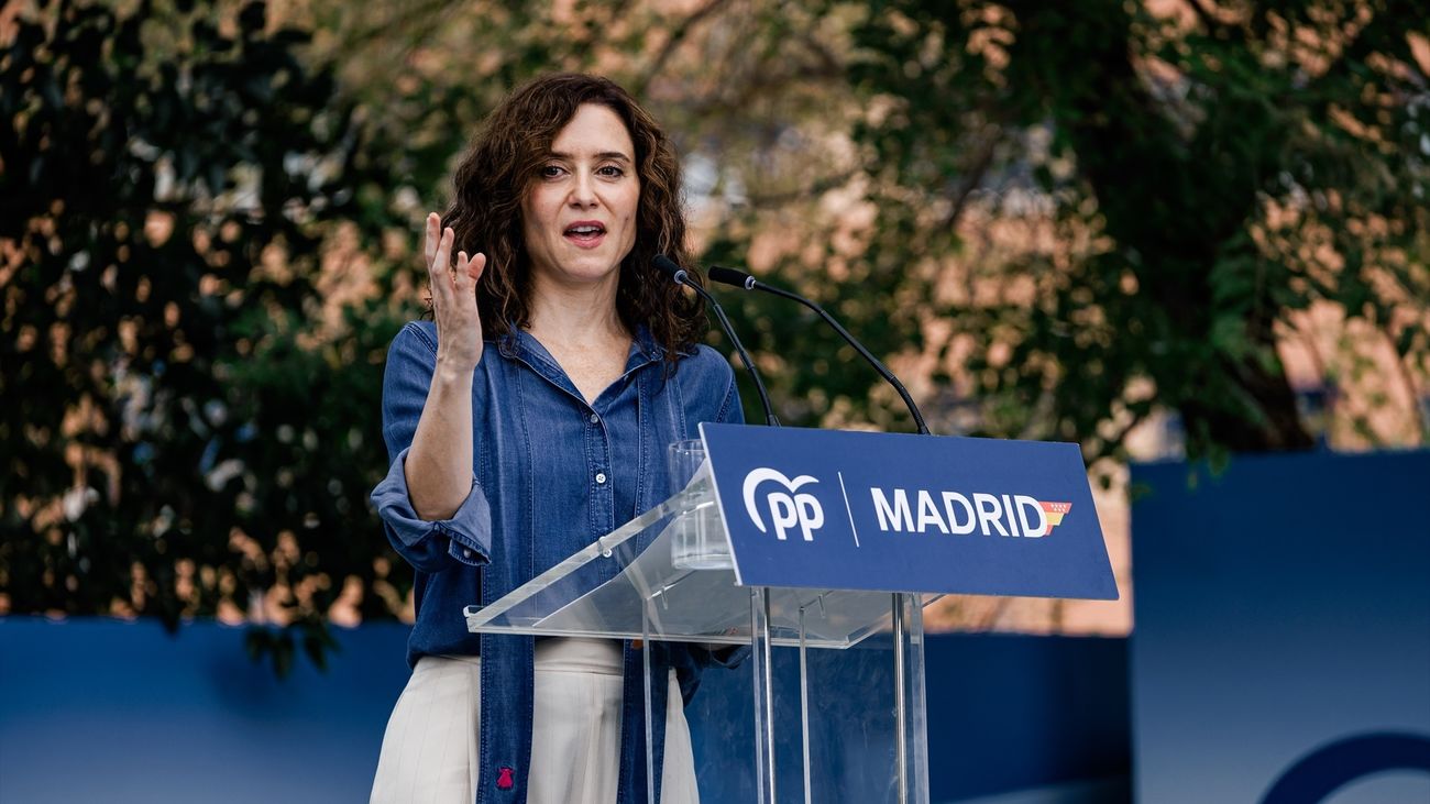 La presidenta de la Comunidad de Madrid, Isabel Díaz Ayuso