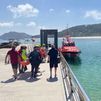 Evacuado un madrileño de 70 años de las Islas Cíes tras sufrir una grave caída