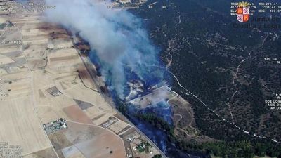 Declarado un incendio de gravedad 2 en Aranda del Duero (Burgos)