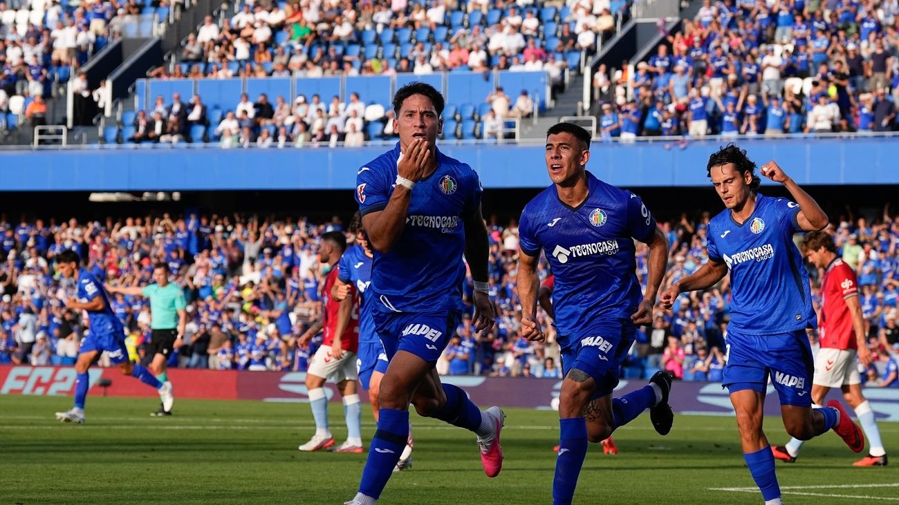 1-1. El Getafe frena al Celta en el Coliseum a pesar de jugar con uno menos