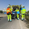 Herido grave un hombre de 46 años en un accidente de tráfico en San Fernando de Henares