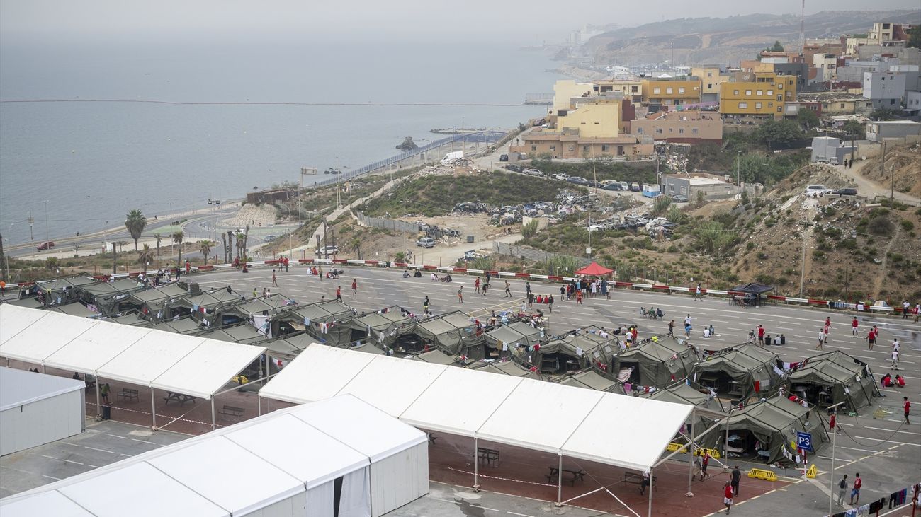 Así es la estratégica ubicación elegida para el nuevo campamento de Ceuta