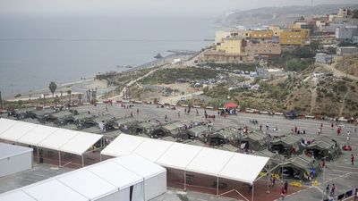 Así es la estratégica ubicación elegida para el nuevo campamento de Ceuta