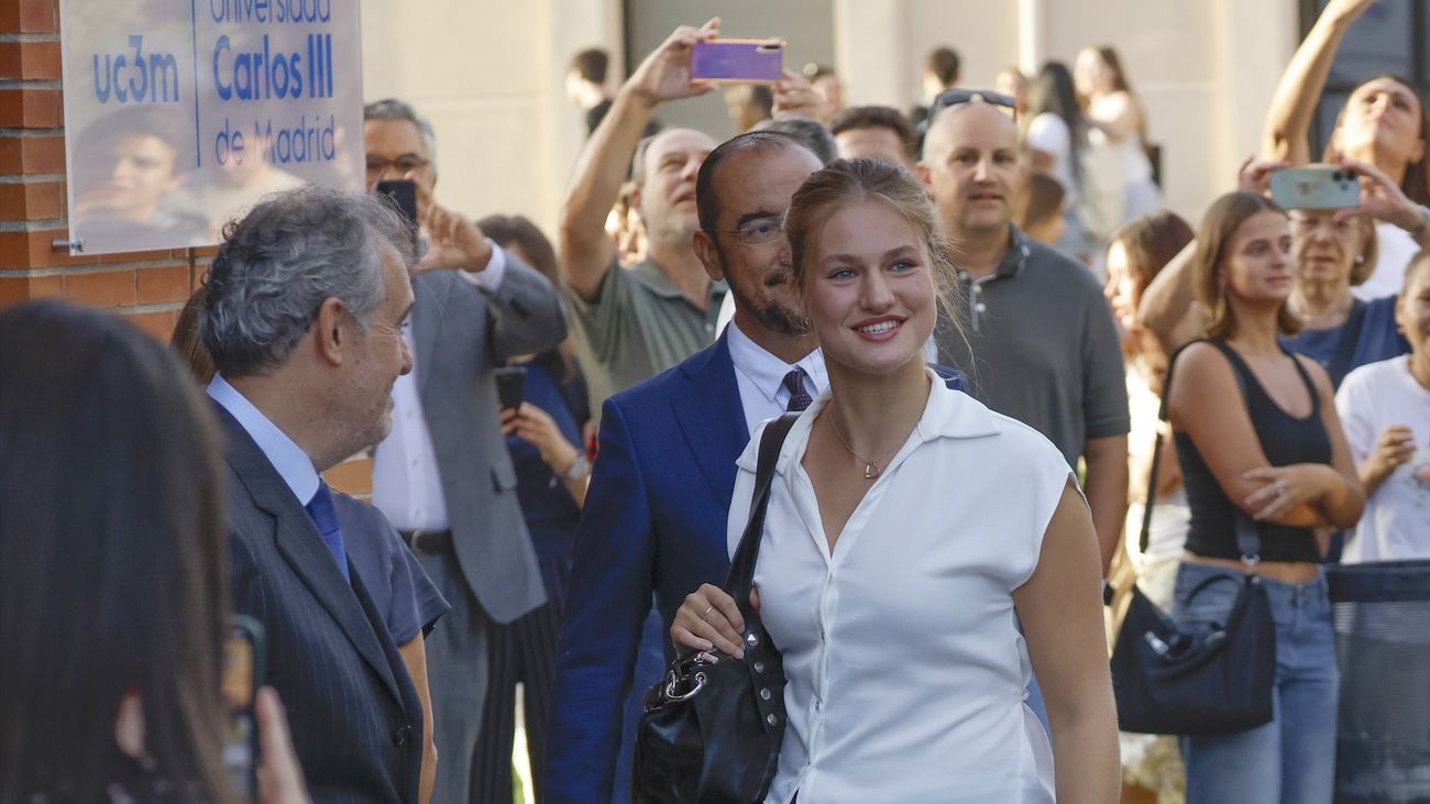 La Princesa Leonor inicia “con muchas ganas” sus estudios de Ciencias Políticas