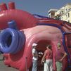 La plaza de Santo Domingo se convierte en un punto de control de la salud cardiovascular