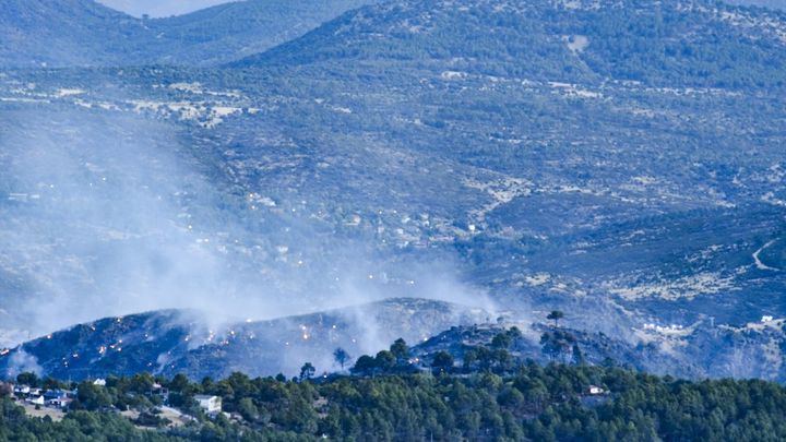 Incendio en Santa María de la Alameda