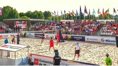 Más de 25 países compiten en Madrid en el Campeonato de Europa de Vóley Playa Sub'22