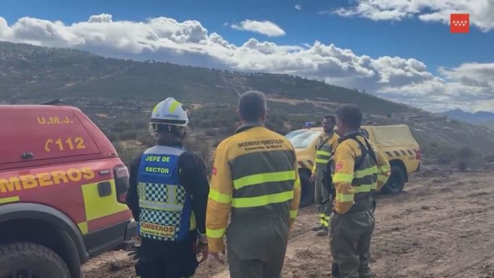Controlado el incendio en Santa María de la Alameda tras quemar 43 hectáreas