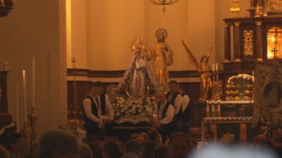 San Lorenzo de El Escorial se vuelca con la Virgen de Gracia