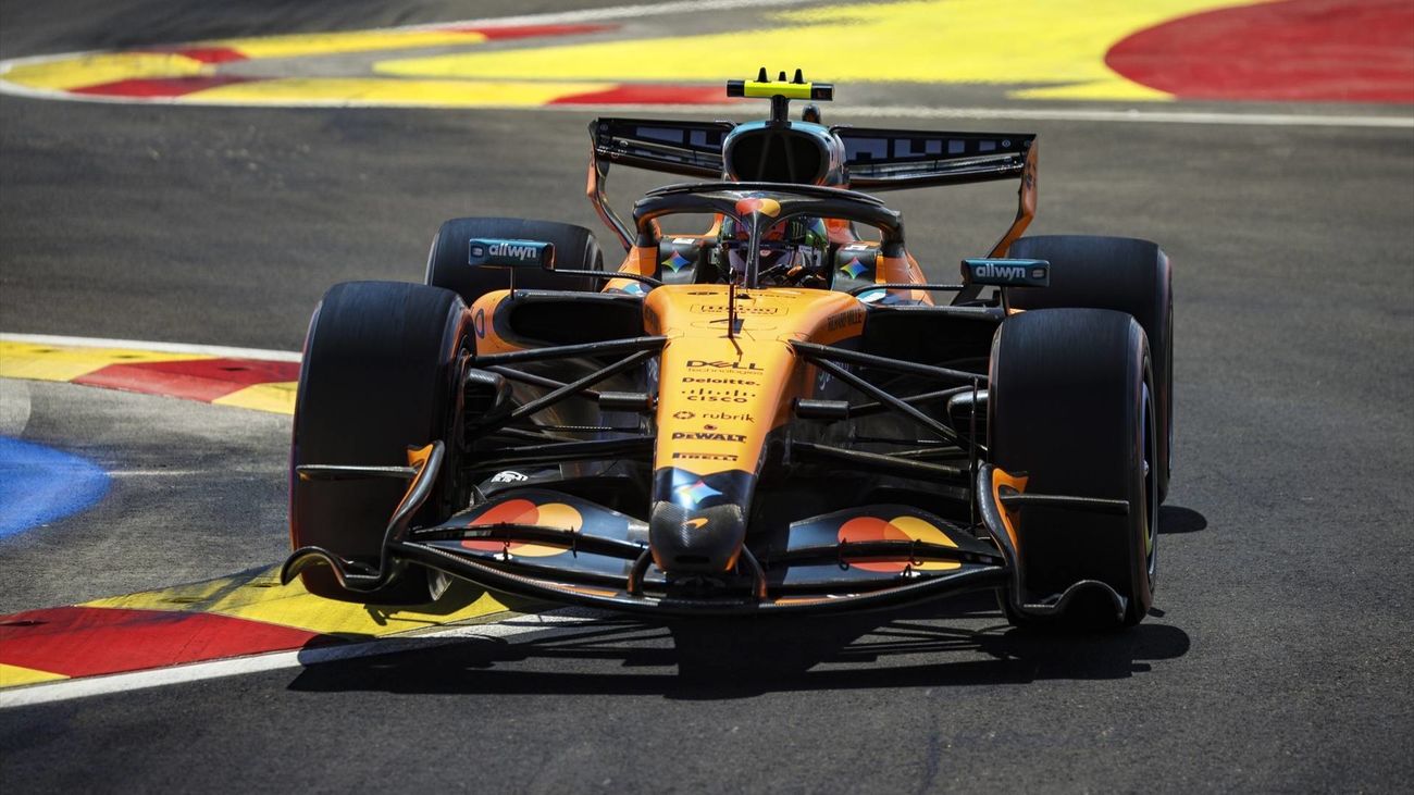 Lando Norris en el circuito de Madring