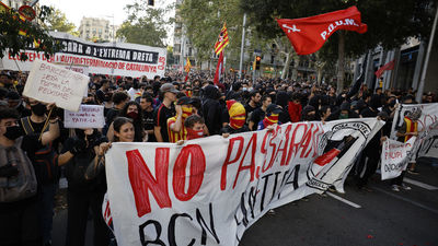 18 detenidos en disturbios entre neonazis y antifascistas en Barcelona