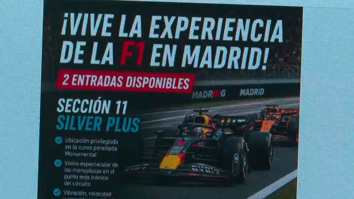 Advierten de posibles estafas ligadas a la reventa de entradas del  Gran Premio de Madring