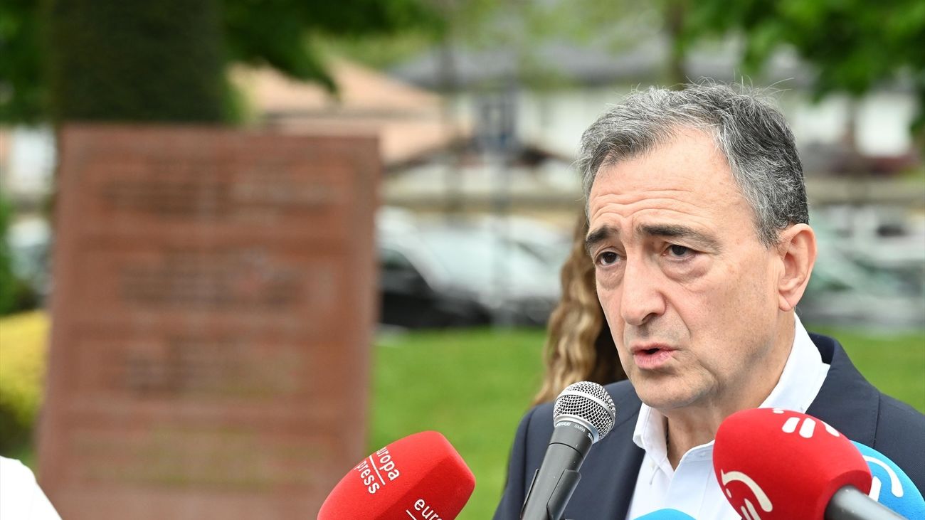 El presidente del EBB del PNV, Aitor Esteban