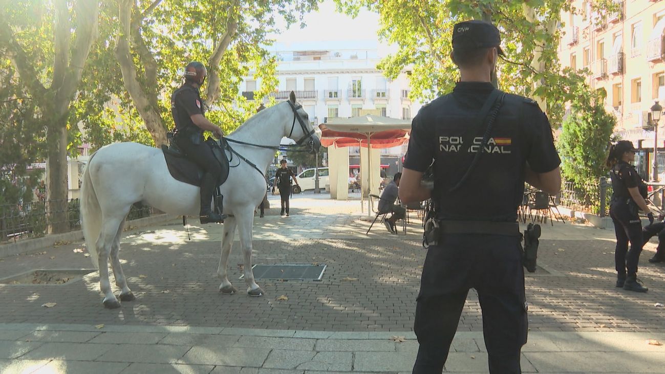 Así funciona el dispositivo especial de la Policía Nacional en el bulevar de Peña Gorbea