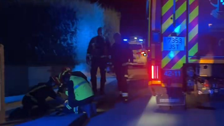 Heridos dos menores tras ser golpeados por un Cercanías cuando caminaban por las vías en Galapagar
