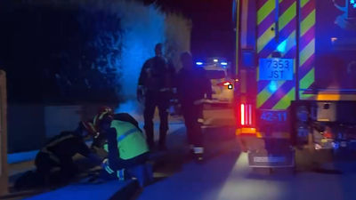 Heridos dos menores tras ser golpeados por un Cercanías cuando caminaban por las vías en Galapagar