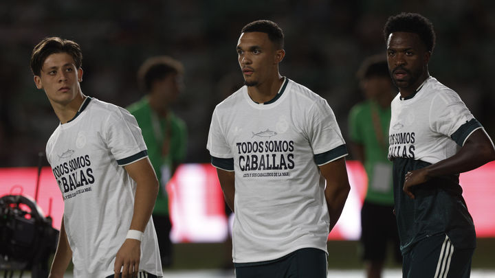 Guler, Trent y Vinicius / EFE