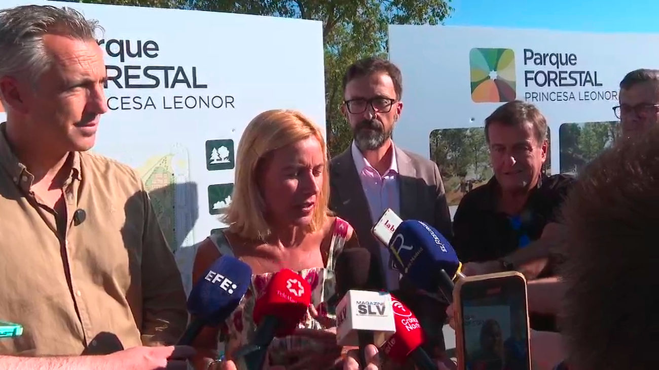 Alcobendas inaugura el parque forestal Princesa Leonor donde radicaba su antiguo vertedero
