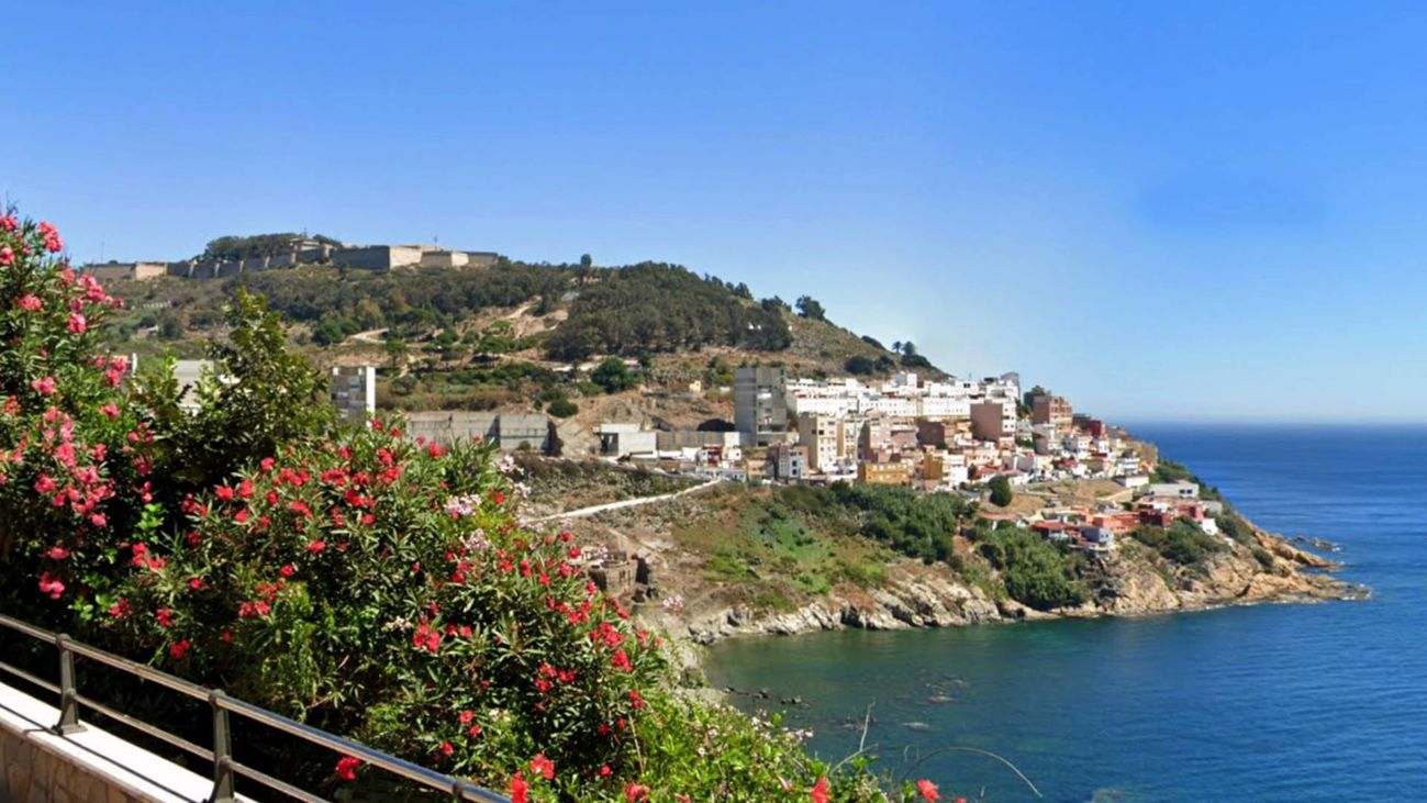 Zona de acantilados en Ceuta