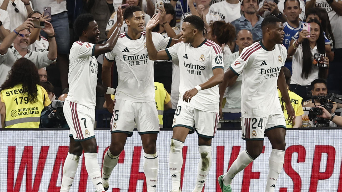 Vinicius, Bellingham, Mbappé y Dumfries