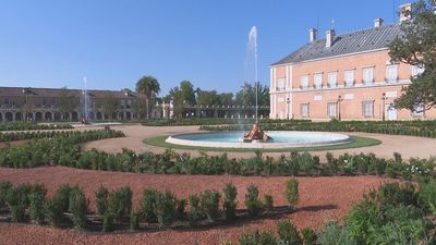 El Jardín del Parterre de Aranjuez recupera sus fuentes originales