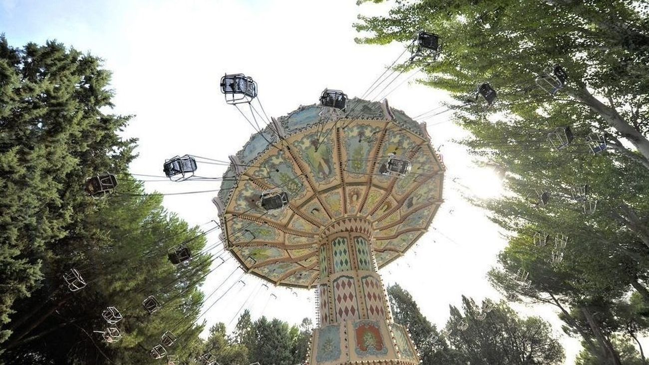 Sillas voladoras del Parque de Atracciones