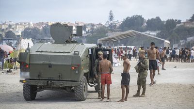 Un "alto", una huida y una brutal caída: así acabó herido un militar en Ceuta