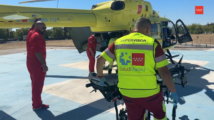 Herido grave un motorista de 46 años tras salirse de la vía en Robledo de Chavela