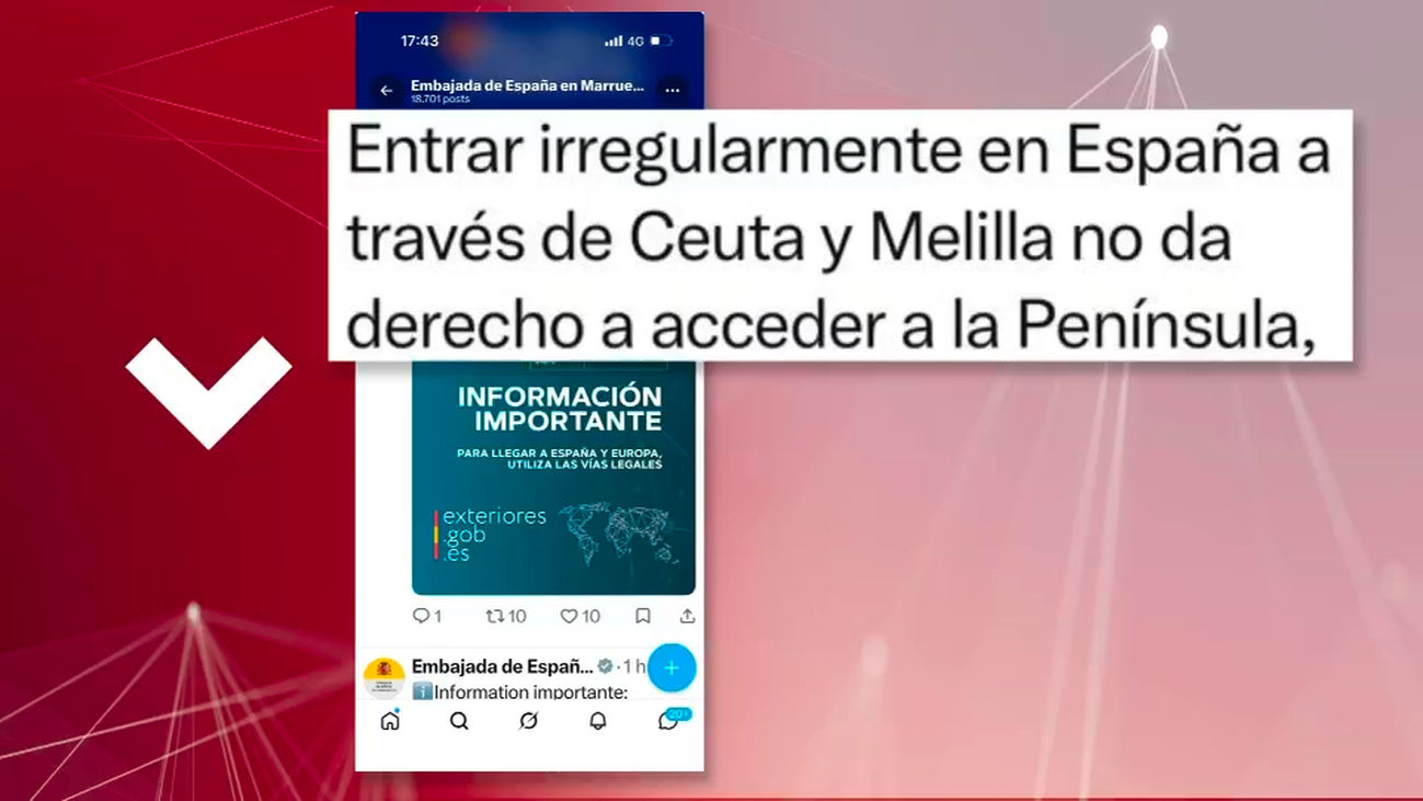 España lanza una campaña en redes para frenar las entradas irregulares a Ceuta y Melilla ante nuevas convocatorias