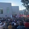 Centenares de personas impiden un acto de Vox en Santiago de Compostela
