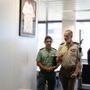Felipe VI visita la CiberComandancia de la Guardia Civil en León