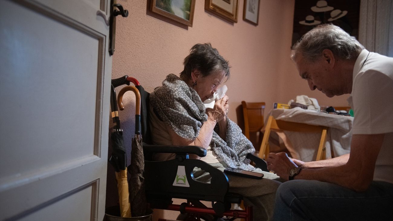 Maricarmen espera en su casa a que se ejecute o se impida el desahucio, a 23 de septiembre de 2026