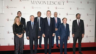 El Rey inaugura la temporada del Teatro Real, al que vuelve 'Manon Lescaut' tras 104 años