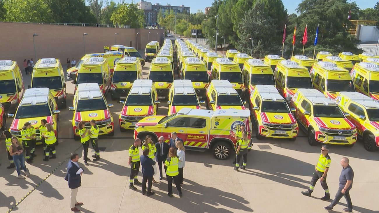 Madrid renueva dos tercios de las ambulancias del SAMUR-PC