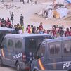 Ceuta blinda el Tarajal ante una nueva amenaza mientras crece la tensión en los asentamientos