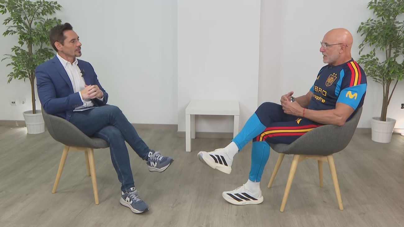Luis de la Fuente, en Telemadrid: "El objetivo más inmediato de este equipo es ser mejores de lo que fuimos en el pasado"