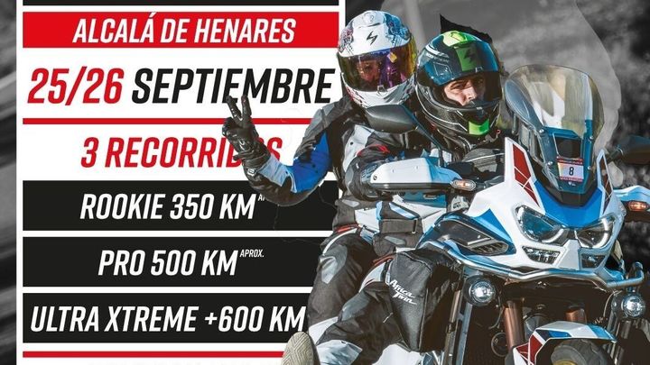 Más de 1.000 motoristas se dan cita en Alcalá en la Xtreme Challenge