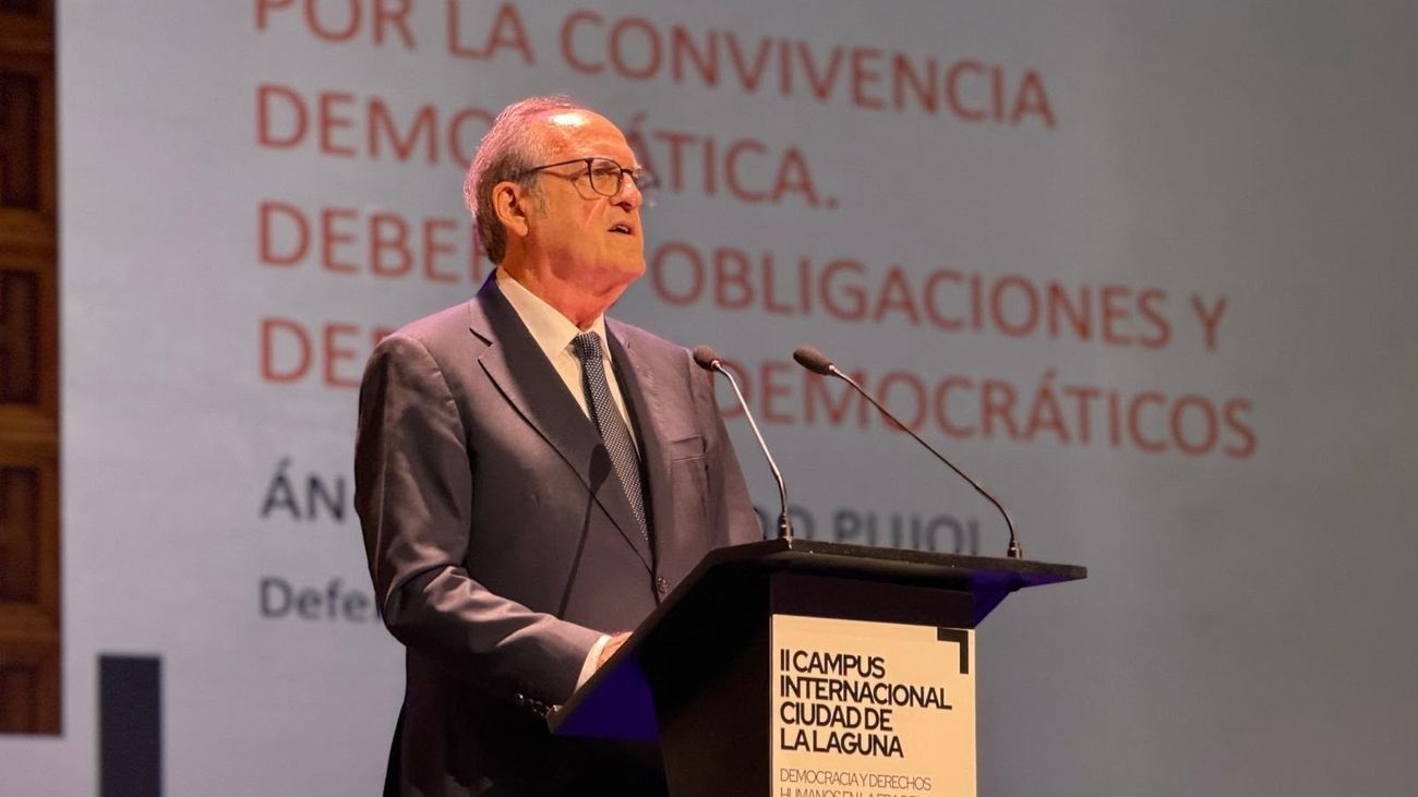 El Defensor del Pueblo, Ángel Gabilondo, en la apertura del II Campus Internacional Ciudad de La Laguna
