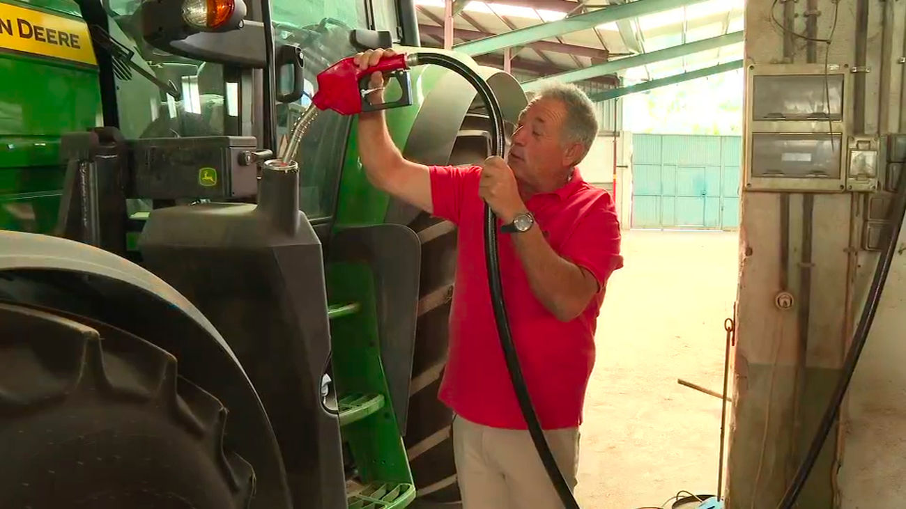 José Carlos, agricultor, ante la subida del diésel: "El 'oro rojo' lo podríamos llamar"