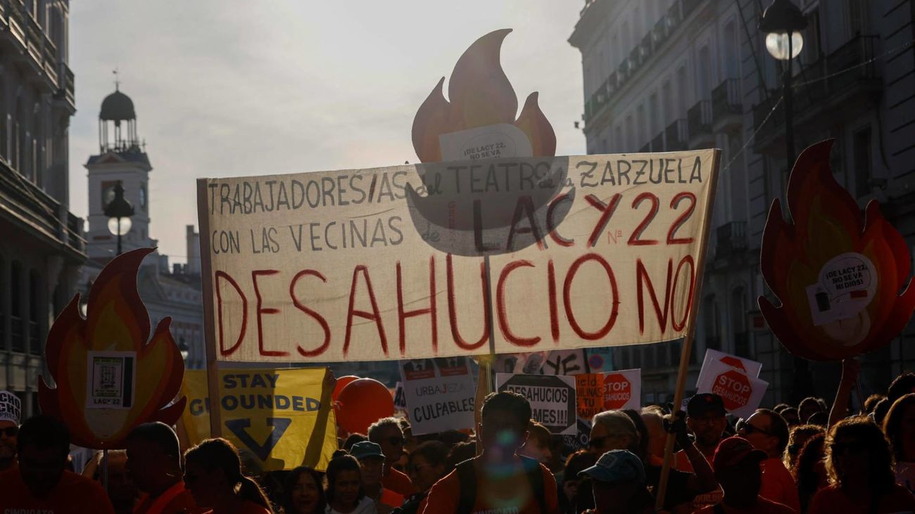 Madrid sale a la calle por la vivienda y exige al Gobierno el "decreto Maricarmen"