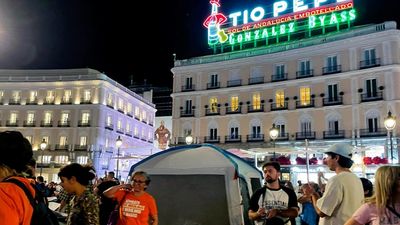 La protesta por la vivienda de Madrid termina con una acampada en Sol para reclamar el 'decreto Maricarmen'