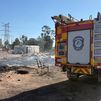 Muere un inmigrante en el incendio de un asentamiento chabolista en Palos de la Frontera